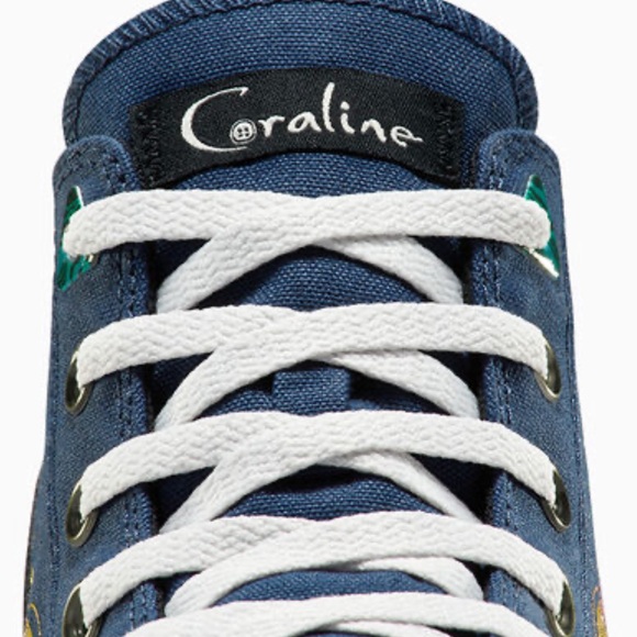 Coraline x Converse Womans Sz 8 ( Completely SOLD OUT ) - Picture 8 of 8